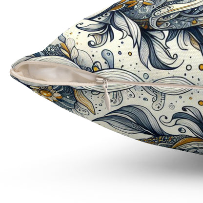 Astrological Artistry - Pisces - Pisces Artistic Symbolism Pillow - 33