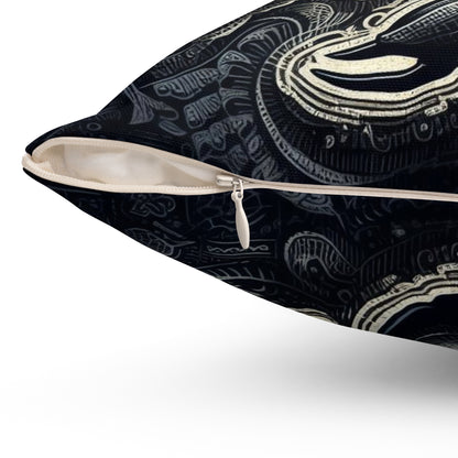 Astrological Artistry - Scorpio - Scorpio Artistic Symbolism Pillow - 33