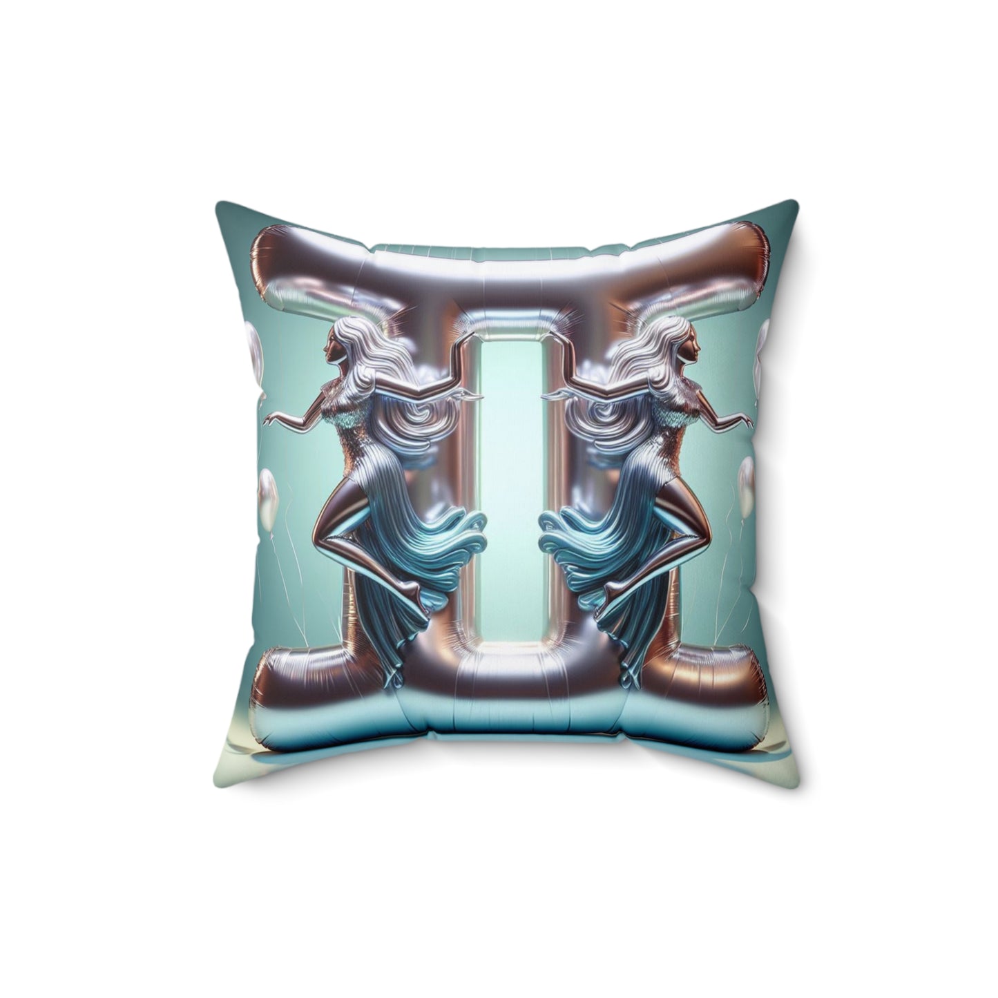 Cosmic Balloon Zodiac - Gemini - Foil Brilliance Pillow - 0