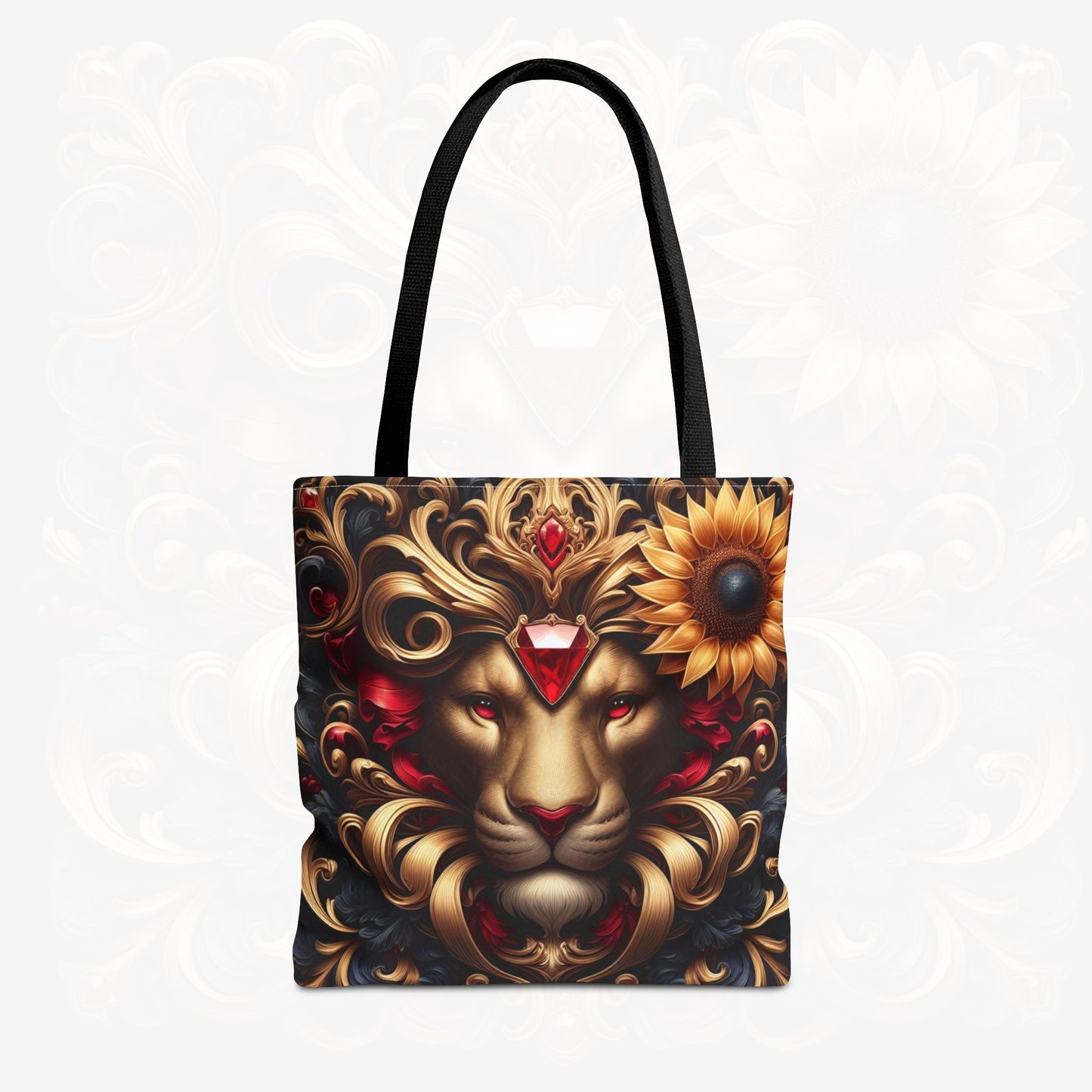 Astrological Blossoms and Crystals - Leo - Radiant Majesty Tote Bag - 50