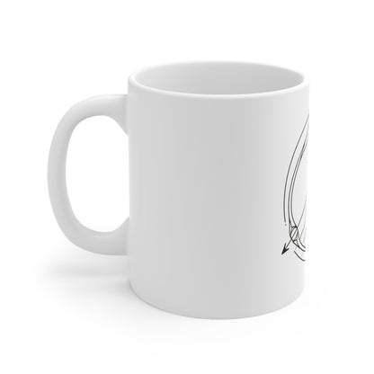 Astral Minimalism - Sagittarius - Sagittarius Astral Minimalism Mug - 53.10