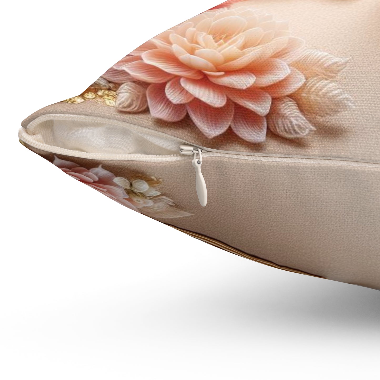 Sculpted Elegance and Blossoms - Cancer - Cancer Sculpted Elegance and Blossoms Pillow - 31.2