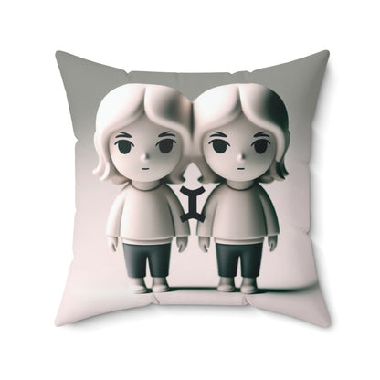 Modern Vinyl Zodiac - Gemini - Gemini Modern Vinyl Zodiac Pillow - 21