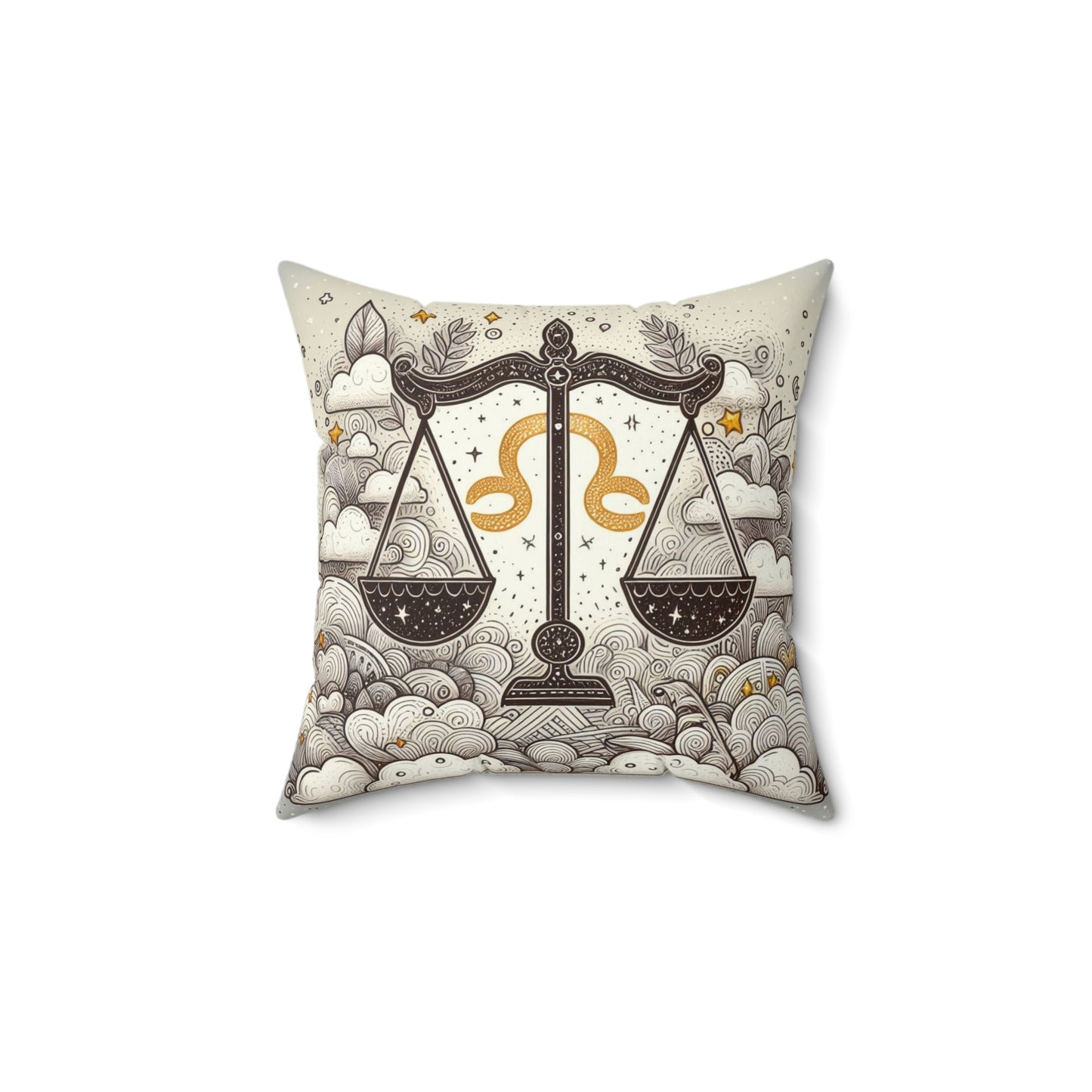 Astrological Artistry - Libra - Libra Artistic Symbolism Pillow - 33