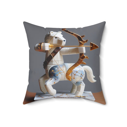 Marble Elegance - Sagittarius - Sagittarius Marble Elegance Pillow - 43