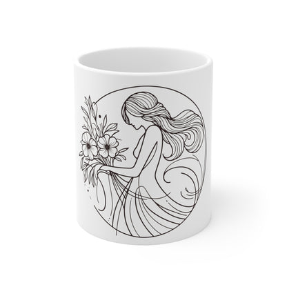 Astral Minimalism - Virgo - Virgo Astral Minimalism Mug - 53.10