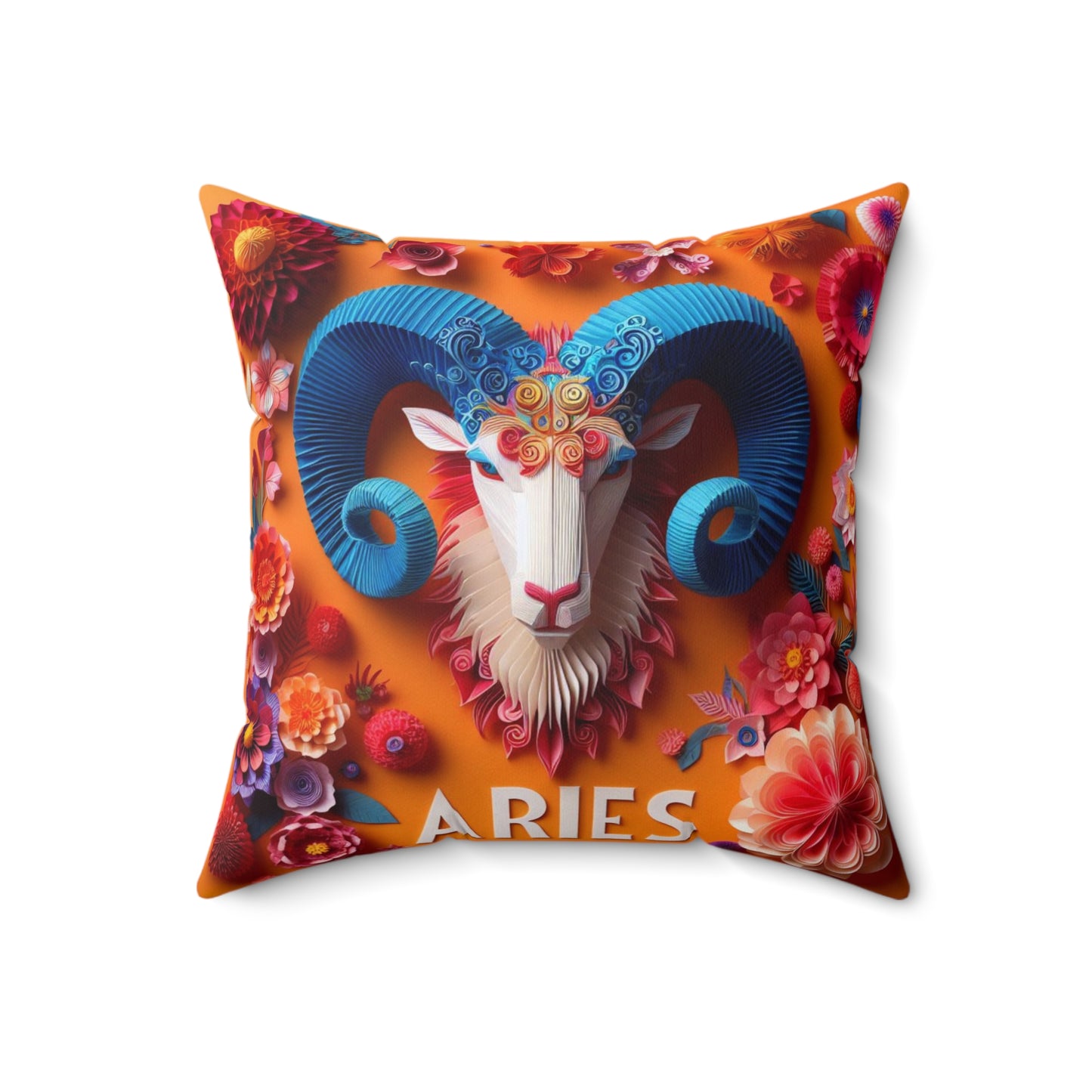 Quilled Zodiac - Aries - Aries Quilled Zodiac Pillow - 16
