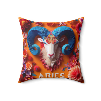 Quilled Zodiac - Aries - Aries Quilled Zodiac Pillow - 16