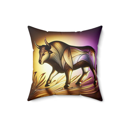 Ethereal Elegance - Taurus - Taurus Ethereal Elegance Pillow - 27.10