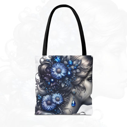 Astrological Blossoms and Crystals - Virgo - Pure Perfection Tote Bag - 50
