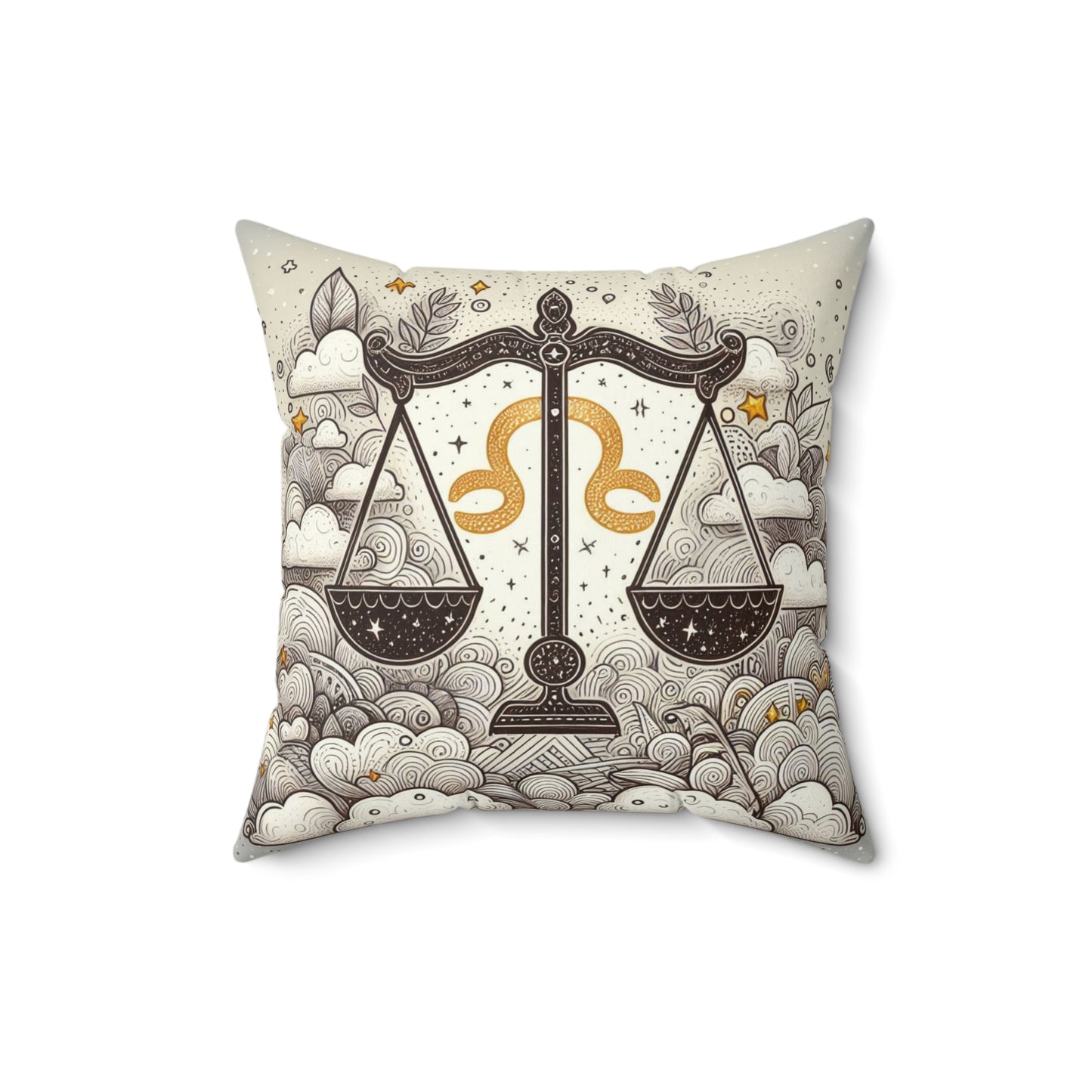 Astrological Artistry - Libra - Libra Artistic Symbolism Pillow - 33