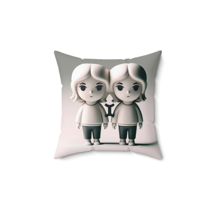 Modern Vinyl Zodiac - Gemini - Gemini Modern Vinyl Zodiac Pillow - 21
