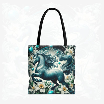 Astrological Blossoms and Crystals - Sagittarius - Adventurous Spirit Tote Bag - 50