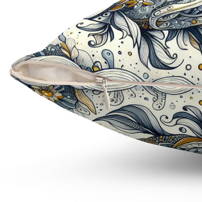 Astrological Artistry - Pisces - Pisces Artistic Symbolism Pillow - 33