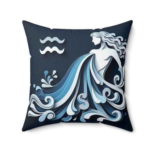 Papercraft Zodiac - Aquarius - Aquarius Papercraft Zodiac Pillow - 11