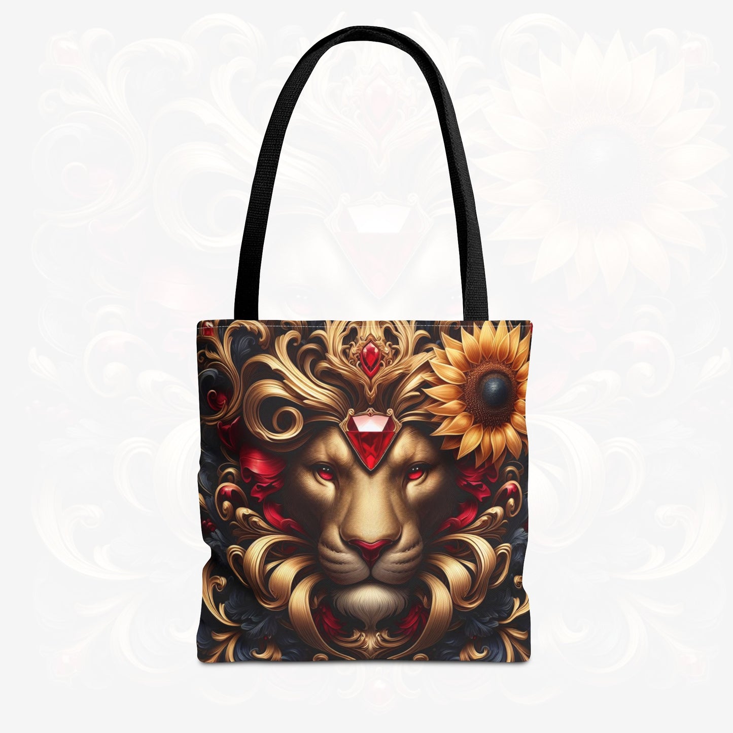Astrological Blossoms and Crystals - Leo - Radiant Majesty Tote Bag - 50
