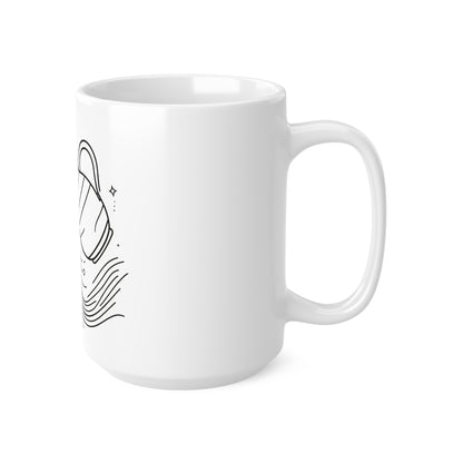 Astral Minimalism - Aquarius - Aquarius Astral Minimalism Mug - 53.10