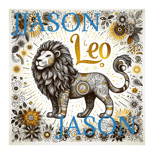 Astrological Artistry - Leo - Leo Artistic Symbolism Pillow - 33